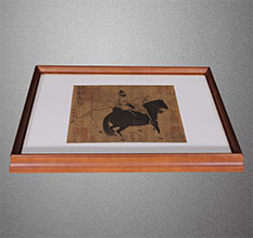 莱阳书画装裱配框服务案例